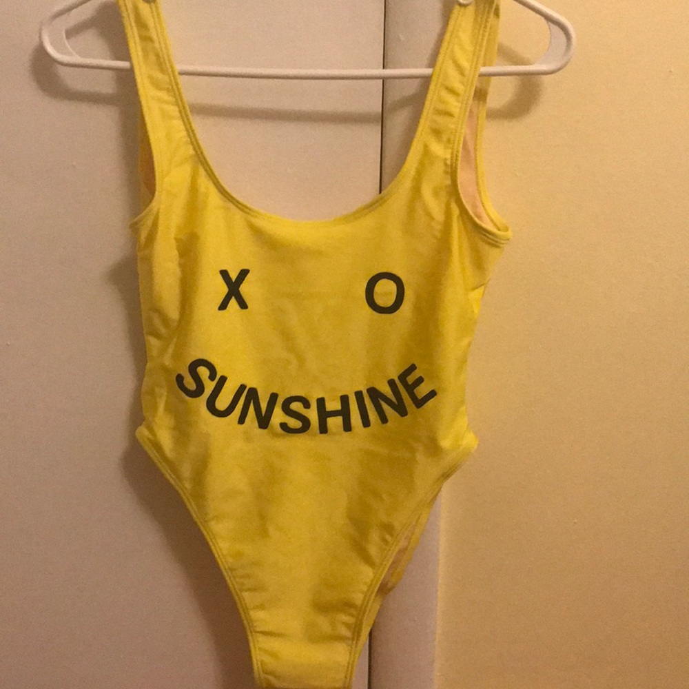 New Ban.do swimsuit with hygienic label attached.